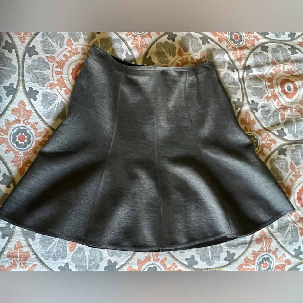 Mini A-line Skirt in Heather Grey